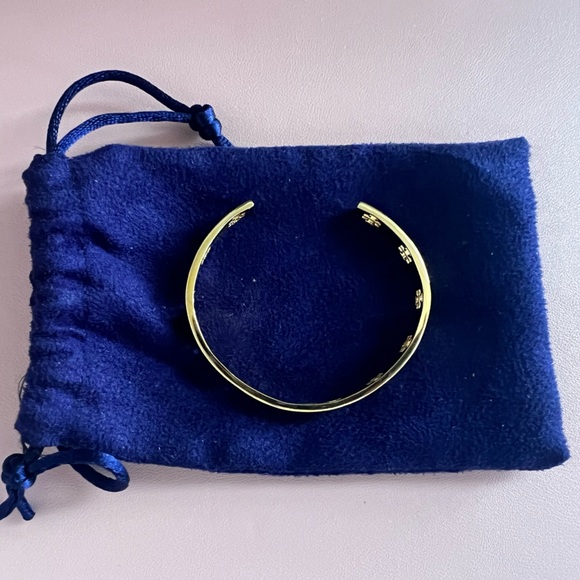 Tory Burch T Logo Cuff Bracelet - Picture 5 of 5